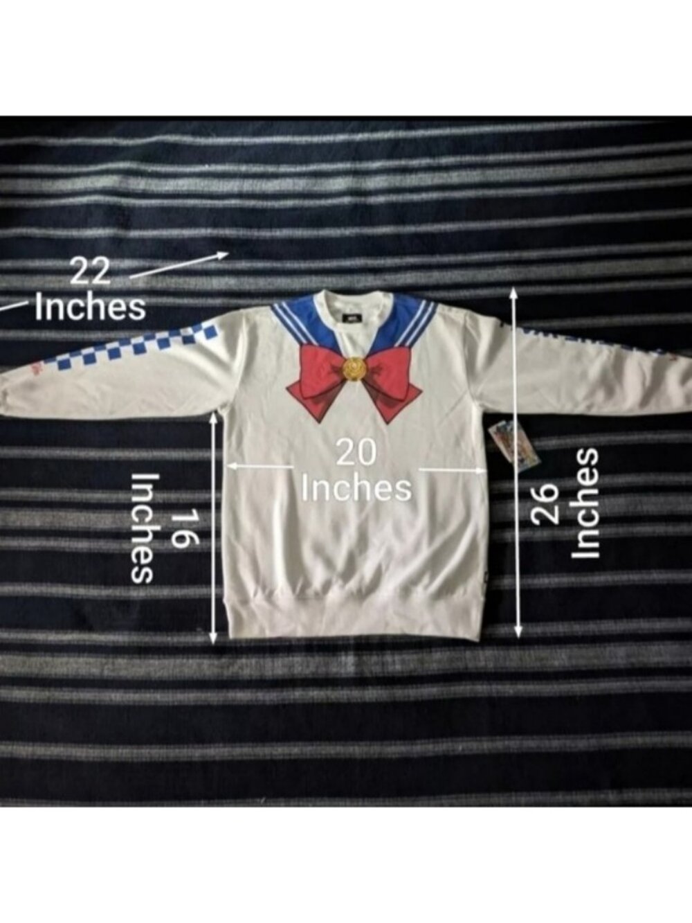Vans X Sailor Moon Sweatshirt White Crewneck X Small Anime Graphic 062026 - Picture 3 of 7